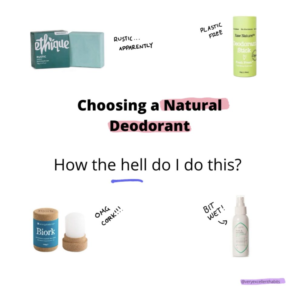 choosing a natural deodorant